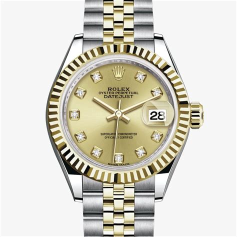 rolex date lady acciaio e oro|Rolex Lady.